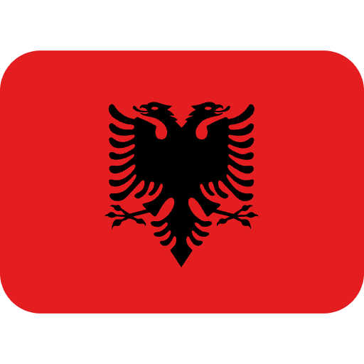 Flag Albania Element from Twemoji Emoji Set