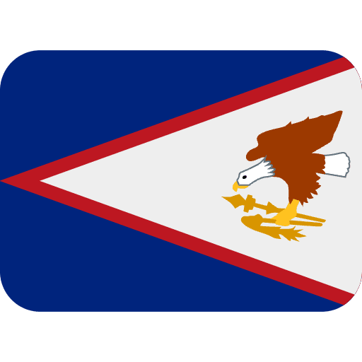 Flag American Samoa Emoji from Twemoji Emoji Set