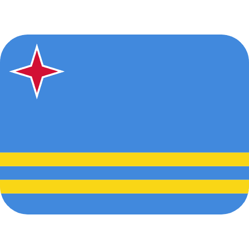 Flag Aruba Emoji from Twemoji Set
