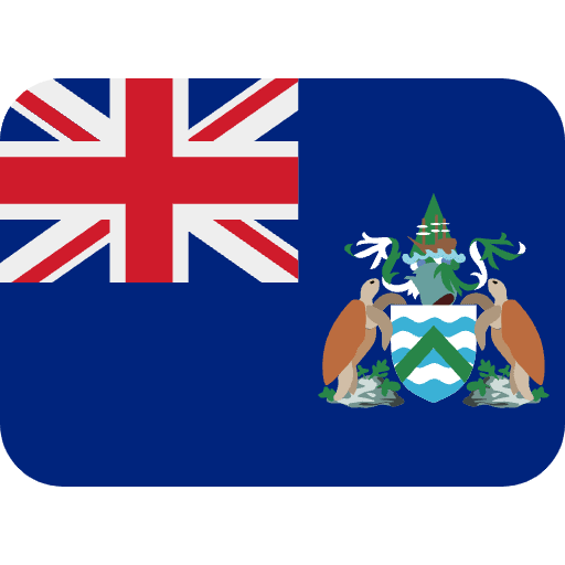 Flag Ascension Island Emoji from Twemoji Emoji Set