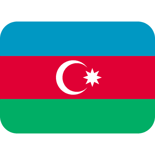 Flag Azerbaijan Element from Twemoji Emoji Set