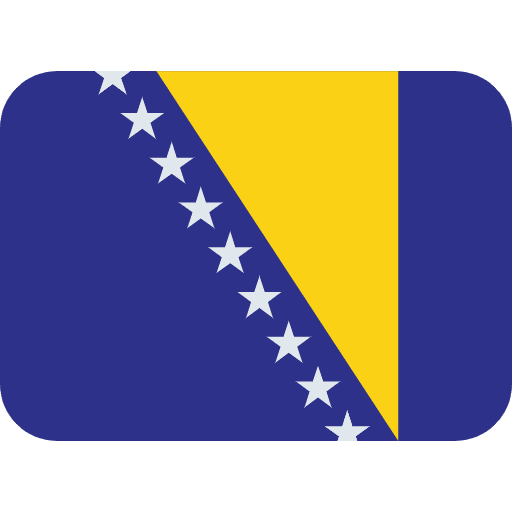 Flag Bosnia & Herzegovina Emoji from Twemoji Set