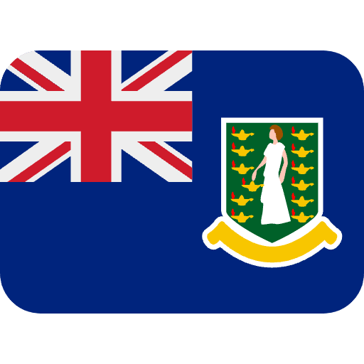 Flag British Virgin Islands Emoji from Twemoji Emoji Set