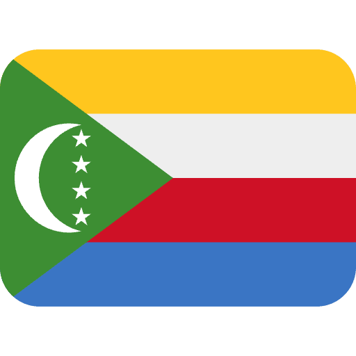 Flag Comoros Element from Twemoji Emoji Set