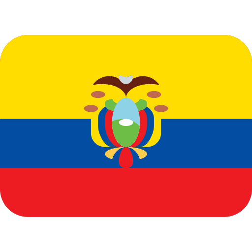 Flag Ecuador Emoji from Twemoji Emoji Set