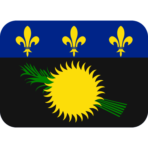 Flag Guadeloupe Element from Twemoji Emoji Set
