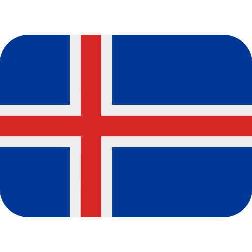 Flag Iceland Element from Twemoji Emoji Set