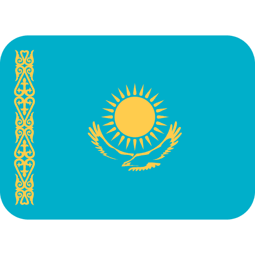 Flag Kazakhstan Element from Twemoji Emoji Set