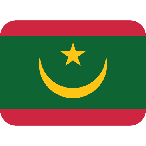 Flag Mauritania Element from Twemoji Emoji Set