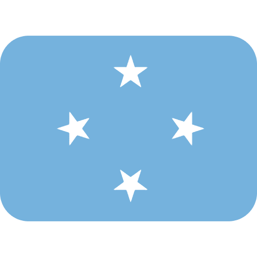 Flag Micronesia Element from Twemoji Emoji Set