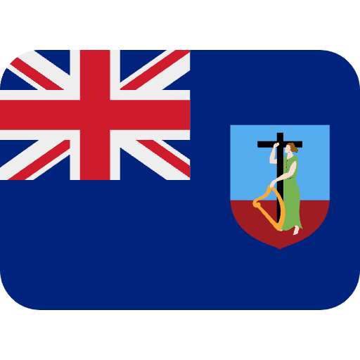Flag Montserrat Element from Twemoji Emoji Set