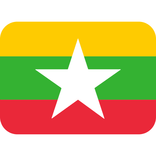 Flag Myanmar Burma Emoji from Twemoji Emoji Set