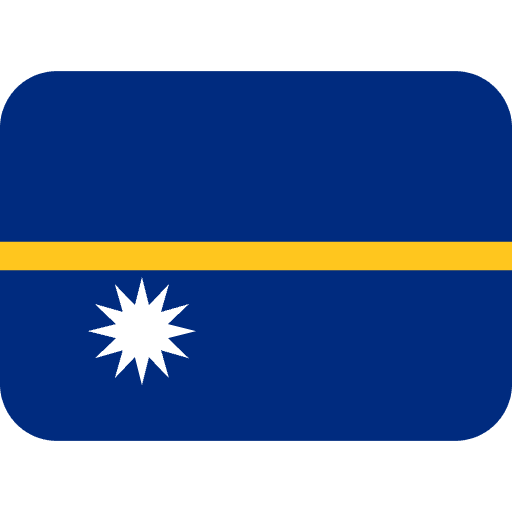 Flag Nauru Emoji from Twemoji Set