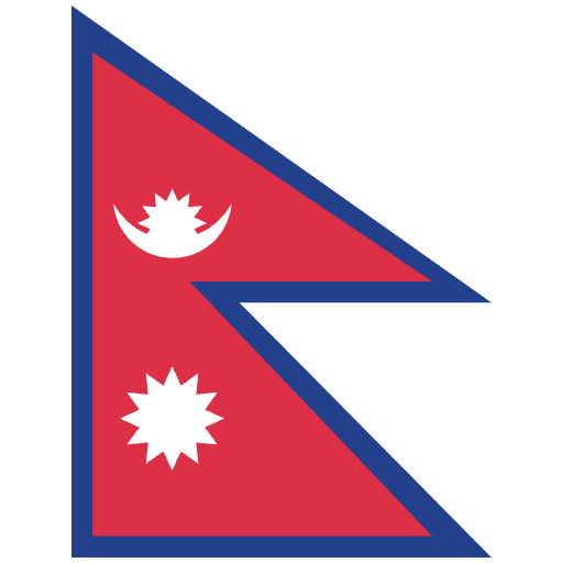 Flag Nepal Emoji from Twemoji Emoji Set