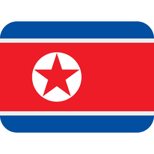 Flag North Korea Emoji from Twemoji Emoji Set