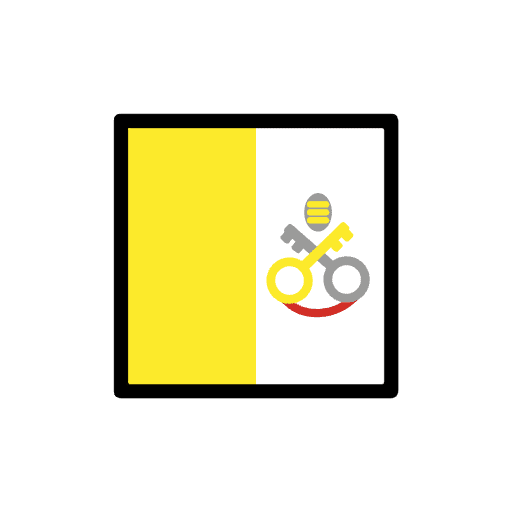 Flag Vatican City Element from OpenMoji Emoji Set