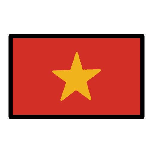 Flag Vietnam Element from OpenMoji Emoji Set