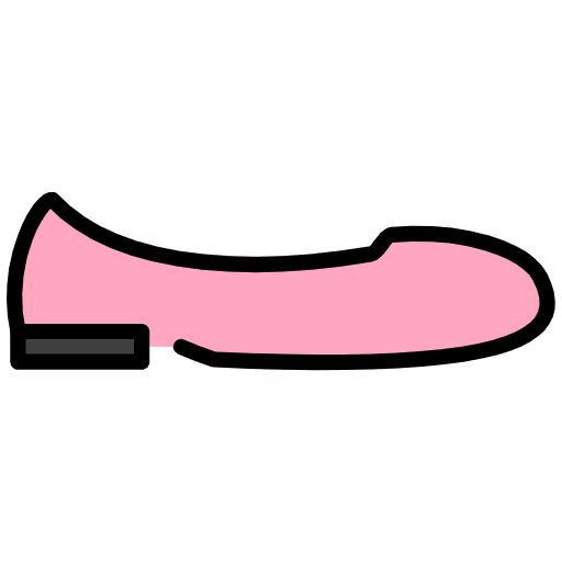 Flat Shoe Element from OpenMoji Emoji Set