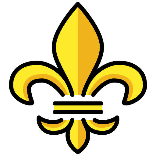 Fleur De Lis Emoji from OpenMoji Set