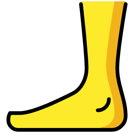 Foot Emoji from OpenMoji Set