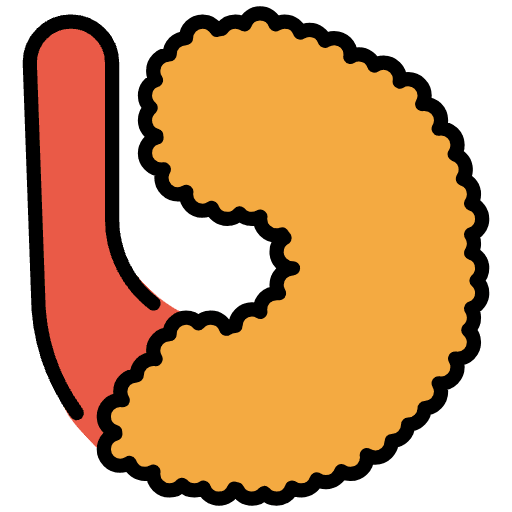 Fried Shrimp Emoji from OpenMoji Emoji Set