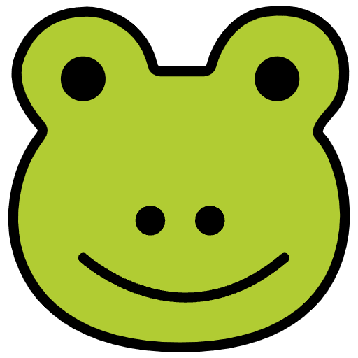Frog Emoji from OpenMoji Emoji Set