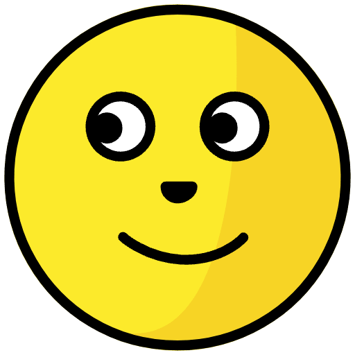 Full Moon Face Emoji from OpenMoji Emoji Set