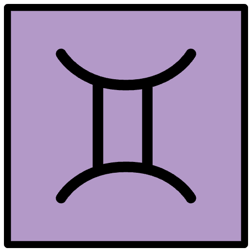 Gemini Emoji from OpenMoji Emoji Set