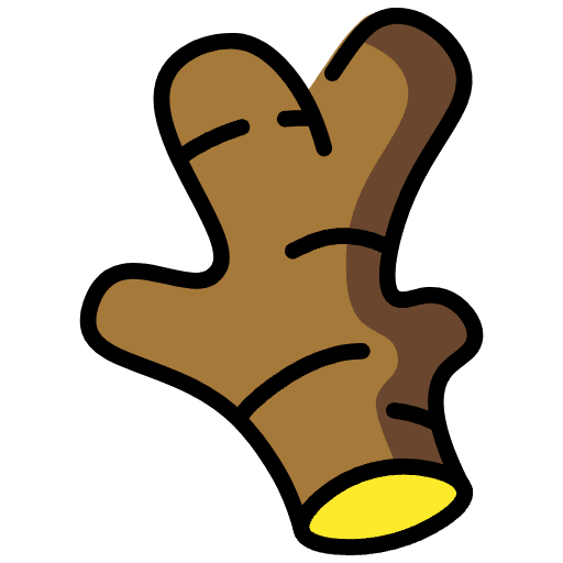 Ginger Root Emoji from OpenMoji Emoji Set