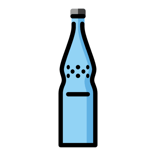 Glass Bottle Element from OpenMoji Emoji Set