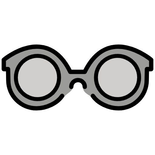 Glasses Emoji from OpenMoji Emoji Set