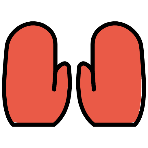 Gloves Emoji from OpenMoji Set