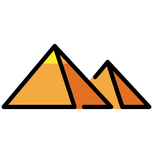 Great Pyramid Of Giza Emoji from OpenMoji Emoji Set