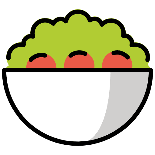 Green Salad Emoji from OpenMoji Emoji Set