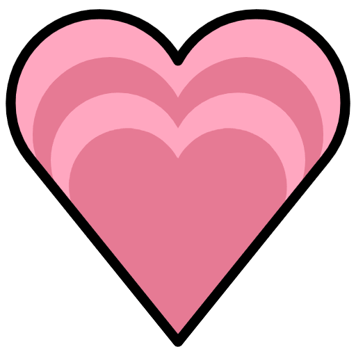 Growing Heart Emoji from OpenMoji Set