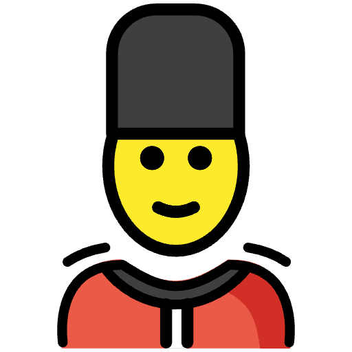 Guard Emoji from OpenMoji Emoji Set