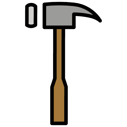Hammer Element from OpenMoji Emoji Set