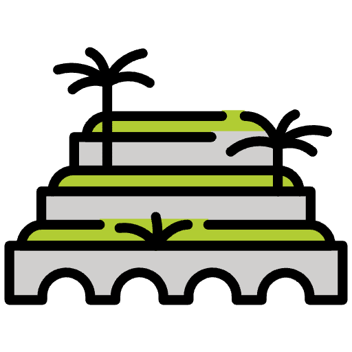 Hanging Gardens Of Babylon Emoji from OpenMoji Emoji Set