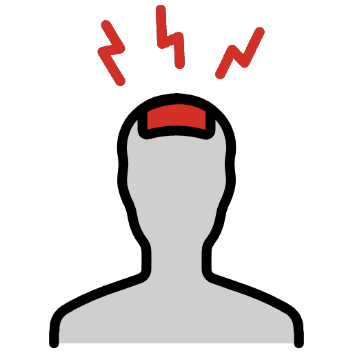 Headache Emoji from OpenMoji Emoji Set
