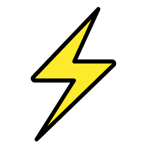 High Voltage Emoji from OpenMoji Set