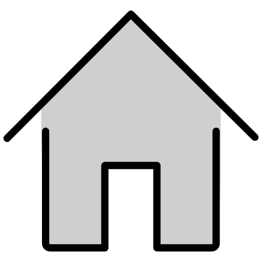 Home Button Emoji from OpenMoji Set