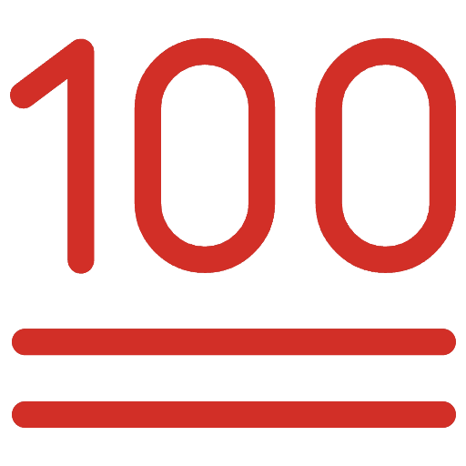Hundred Points Emoji from OpenMoji Set