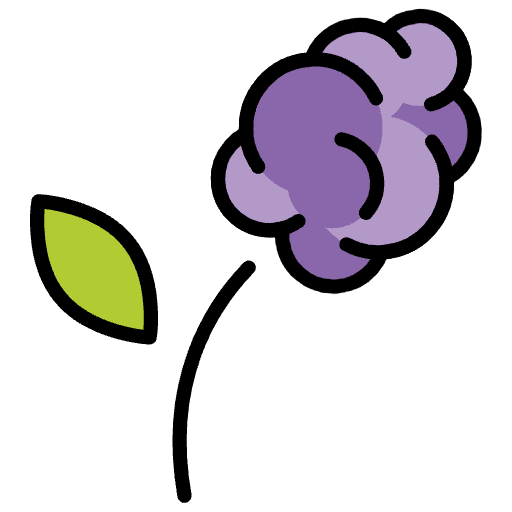 Hyacinth Emoji from OpenMoji Set