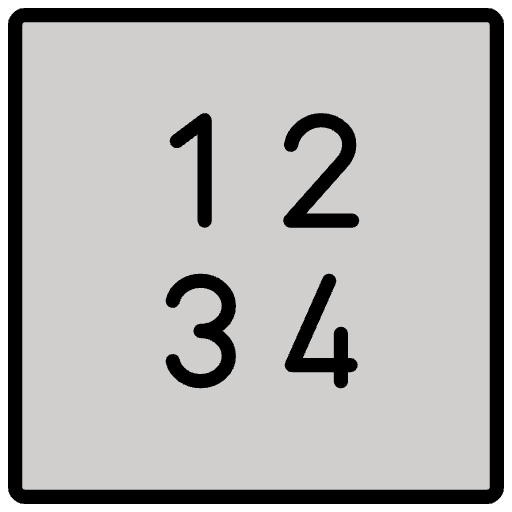 Input Numbers Element from OpenMoji Emoji Set