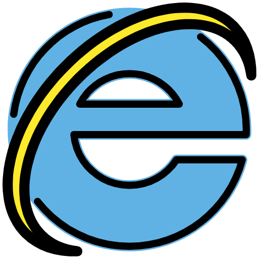 Internet Explorer Emoji from OpenMoji Emoji Set