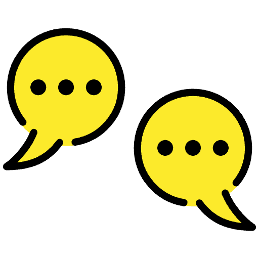 Interview Emoji from OpenMoji Set