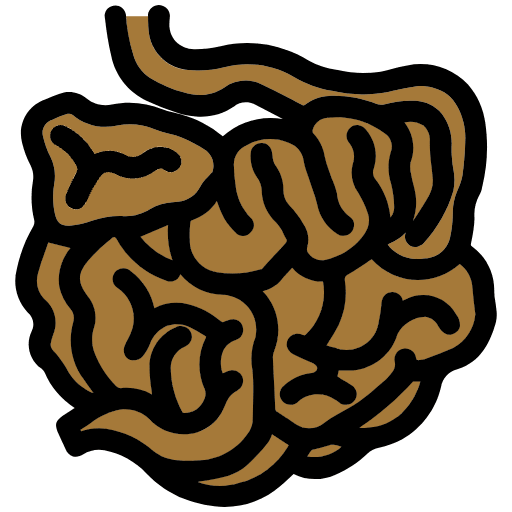 Intestine Emoji from OpenMoji Set