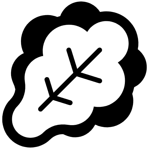 Leafy Green High Contrast Element from Fluent Emoji High Contrast Set