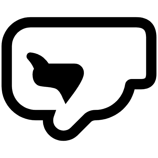 Left Facing Fist High Contrast Default Emoji from Fluent Emoji High Contrast Set