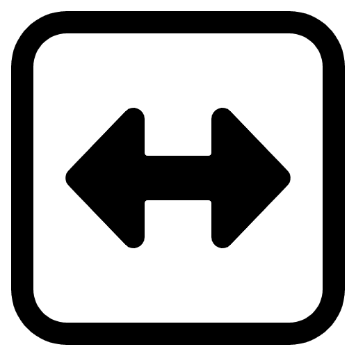 Left Right Arrow High Contrast Element from Fluent Emoji High Contrast Set